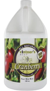 Vintners Best Fruit Wine Base Cranberry for Home Wine Making 128 oz. Jug - Picture 1 of 6