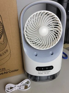 Verdunstungsluftkühler Modell CF125 drei Geschwindigkeiten 5V automatische Oszillation 400ML - Bild 1 von 3