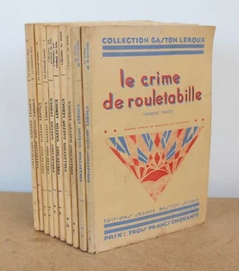 10 Bücher Sammlung Gaston Leroux 1929/32 Babelay Brusset... - Bild 1 von 12