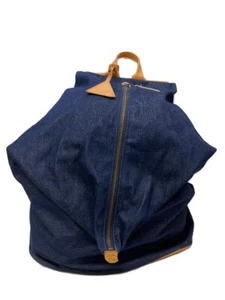 EASTPAK × RAF SIMONS backpack Bag indigo Denim from Japan Good Condition - Picture 1 of 9