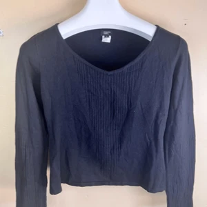 Maglione donna Philippe Adec Paris con perline nero misto seta cashmere taglia large - Foto 1 di 6