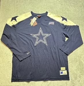 Dallas Cowboys NFL TEAM INSPIRED LONG SLEEVE SHIRT Mitchell & Ness 2XLB - Picture 1 of 5