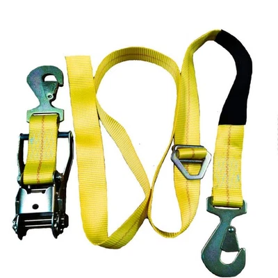 4 Axle Tie Down Straps With Snap Hooks 2" X 8" - Image 1 of 4