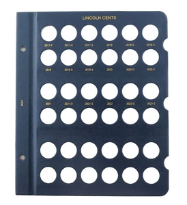 US Lincoln Cent Coin Album Page 2017-2022#4552 - Picture 1 of 1