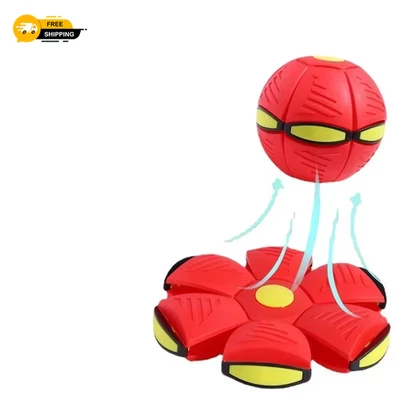 Bola hinchable mágica platillo volador bola juguete educativo para niños mascotas interior OVNI Foto 1 de 4