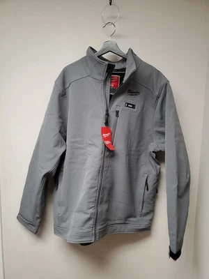 Milwaukee Men's 2X-Large M12 12V TOUGHSHELL Gray Heated Jacket (JACKET ONLY) - Image 1 of 4