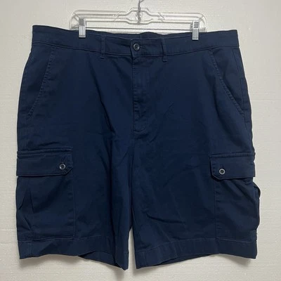 Pantalones cortos cargo St. John's Bay para hombre elásticos talla 42 tiro alto azul marino ropa deportiva Foto 1 de 4