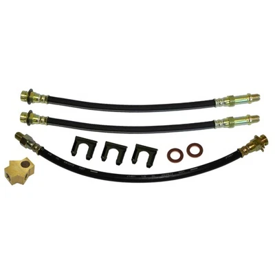 Kit de mangueira de freio de borracha freios a tambor 8-3/4 1963-69 Dodge Plymouth Fury Polara 3 peças - Imagem 1 de 4