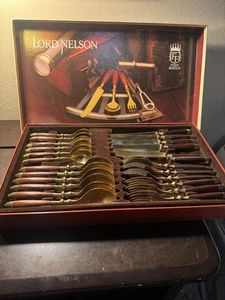 Lord Nelson Flatware 24 Piece Set. Furst Besteck Mid Century Germany Rosewood - Picture 1 of 8