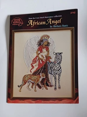 African Angel Cross Stitch Pattern By Barbara Baatz - Image 1 of 3