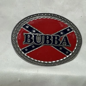 Persönliche Gürtelschnalle #BB1940 Gürtelschnalle Sterne und Bars "BUBBA" 2004 USA - Bild 1 von 5