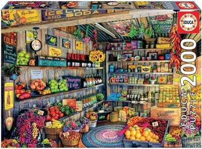 NEW Educa Jigsaw Puzzle 2000 Pieces 14+ Ages The Farmers Market - Image 1 of 2