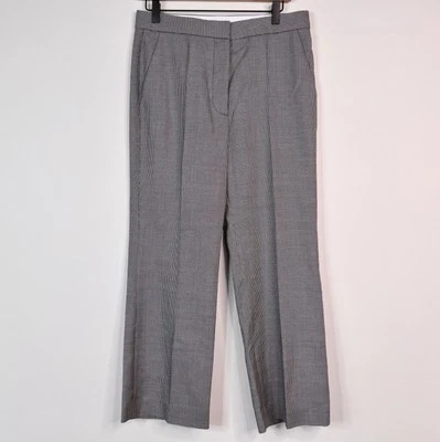Stella McCartney Houndstooth Wool Cropped Trousers Size 42 IT / US 6 NWT Classic - Image 1 of 4