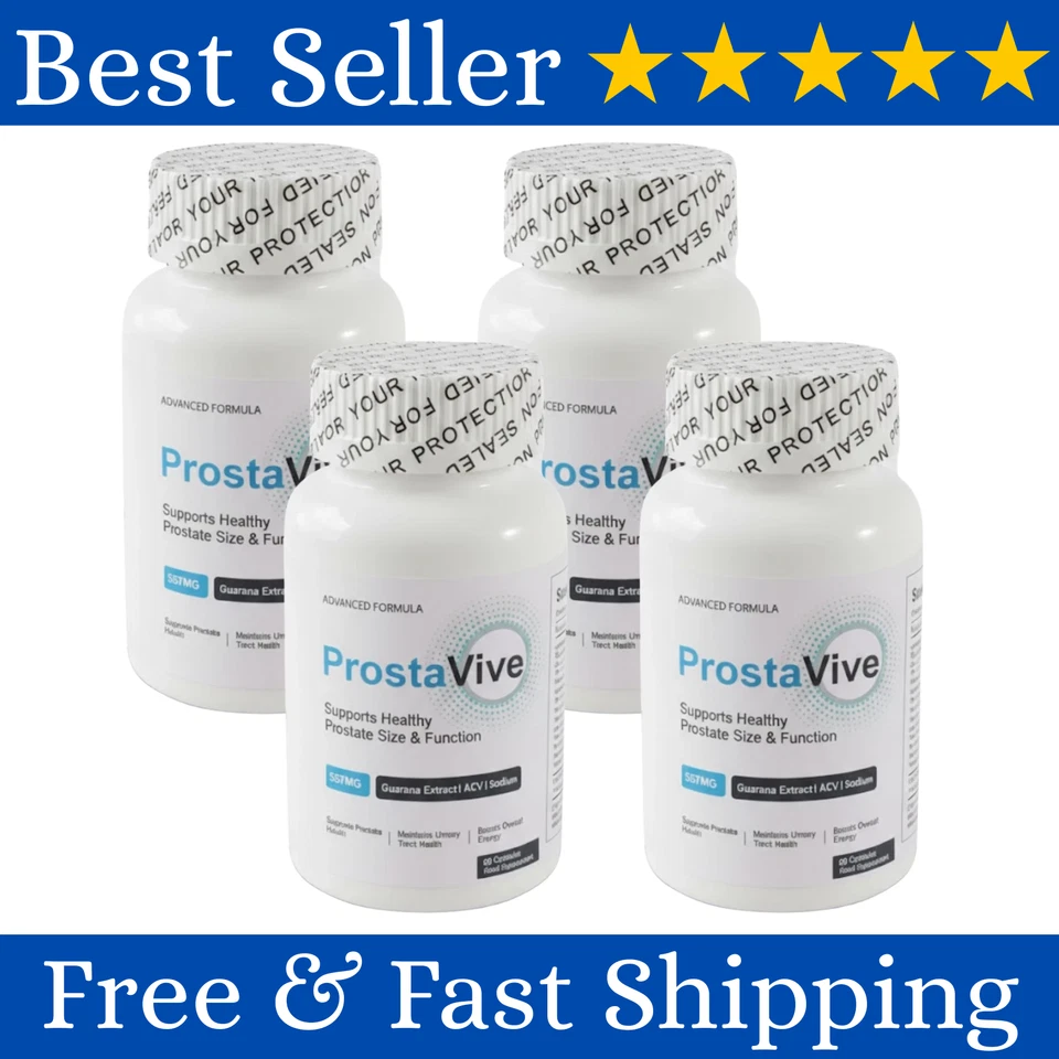 (Paquete de 4) Prosta Vive - Apoyo para la próstata - 240 cápsulas - EE. UU. Foto 1 de 3