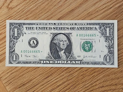 2003 $1 "STAR NOTE BOSTON DISTRICT A00166665* 2 OF 2 CONS SERIAL NUMBERS - Image 1 of 4