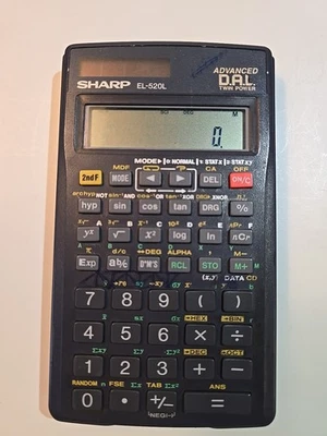 Sharp EL 520 L Scientific Calculator  - Image 1 of 4