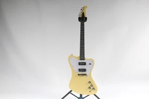 Factory Cream Yellow Firebird Electric Guitar 2P90 Pickups HPL Fretboard 6String - Picture 1 of 10