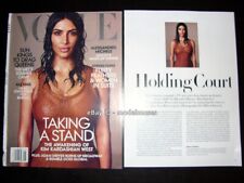 KIM KARDASHIAN 11-Page Article 'Holding Court' + Cover VOGUE US May 2019