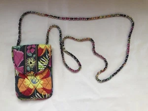 Vera Bradley Mini Crossbody Geldbörse Handybörse Jazzy Blooms Kettenriemen - Bild 1 von 13