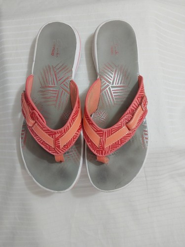 Sandali infradito Clarks Breeze Sea da donna rossi sintetici taglia 9 M