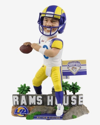 Matthew Stafford Los Angeles Rams Rams House Bobblehead Cover