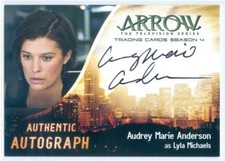 AUDREY MARIE ANDERSON "LYLA MICHAELS AUTOGRAPH CARD" ARROW SEASON 4