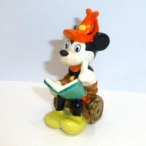 Vintage Goebel Mickey Mouse reading Walt Disney figurine full bee - Picture 1 of 6