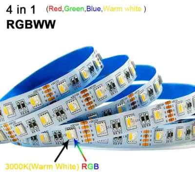5M 300LED RGB RGBW Warm White LED Strip 5050 Flexible Light Belt Tape 24V/12V - Image 1 of 4