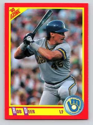 1990 Score - Rob Deer #390 - Image 1 of 2