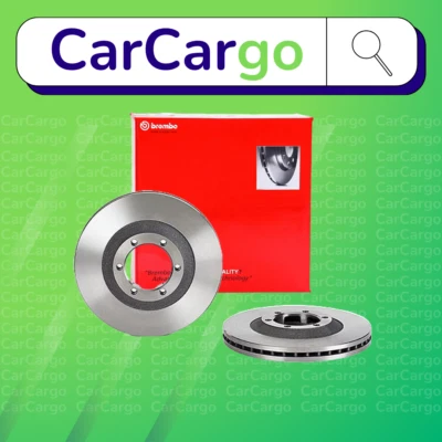 Par de discos de freno delanteros ventilados Brembo para Isuzu D-Max 1.9 Ddi 2017-2022 280 mm Foto 1 de 4