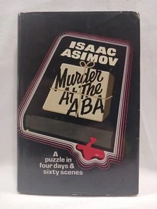 Isaac Asimov Murder at the ABA 1976 Hardcover DJ BCE Vintage Mystery Puzzle VGC  - Bild 1 von 24