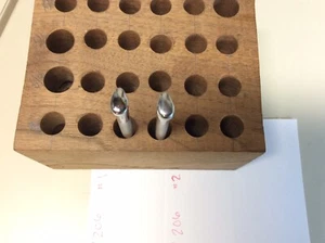 Vintage Craftool Co glatter Birnenschattierer P206 Lederstempel - Bild 1 von 4