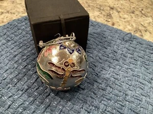 Midwest of Cannon Falls Cloisonné Christmas Ball Ornament - Picture 1 of 4