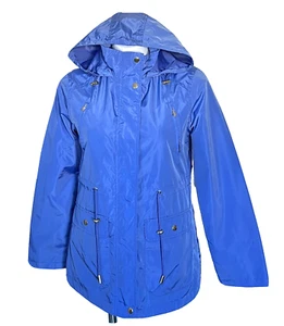 Everlast Hooded Rain Water Proof Jacket Size S Color Sky Blue Retail $64 - New - Picture 1 of 11