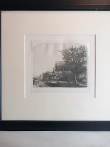 REMBRANDT THREE THATCHED COTTAGES Etching by Amand Durand - Picture 1 of 11
