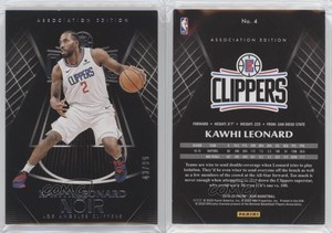 2019-20 Panini Noir Association Edition /99 Kawhi Leonard #4