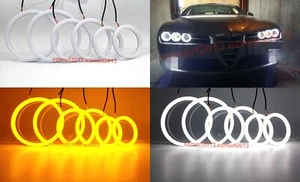 Switchback LED halo ring for Alfa Romeo 159 05-11 Spider Brera 05-10 headlight - Picture 1 of 18