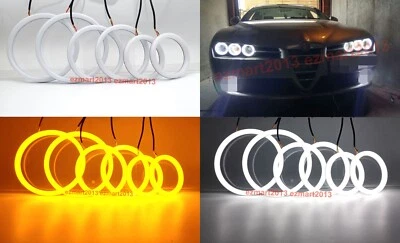 Switchback LED halo ring for Alfa Romeo 159 05-11 Spider Brera 05-10 headlight - Image 1 of 4