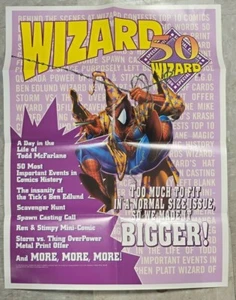 1995 WIZARD 50 19X24" GRADE SPIDERMAN HALLOWEEN SPECIAL POSTER FREE S&H AL 3322 - Picture 1 of 3