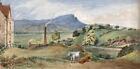 LANDSCAPE AT PONTYPRIDD WALES Antique Watercolour Painting - 19TH CENTURY