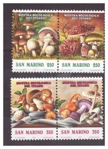 SAN MARINO 1992 - PILZE - NEUE SERIE ** MNH - Bild 1 von 1