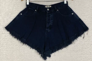 Pantalones Cortos de Denim We The Free para Mujer 27 Negros Botón Corte Dobladillo Crudo Bolsillos - Imagen 1 de 12
