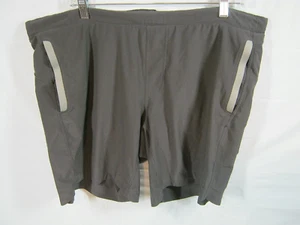 Mens Lululemon Gray Shorts w/Liner Size Large Gym Run Walk Active Beach Outdoor - Picture 1 of 10