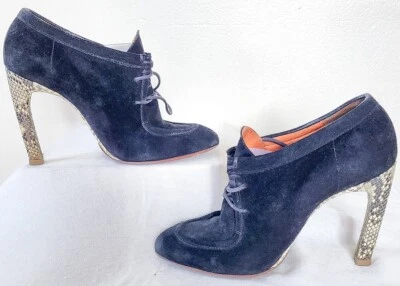 Замшевые кожаные сапоги Dries Van Noten размер 37,5 - Изображение 1 из 4