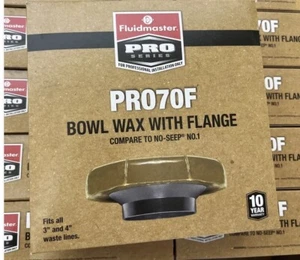 Fluidmaster Pro Series Bowl Wax With Flange Case Of 24 - Picture 1 of 1