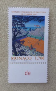 2017 MONACO MONTE-CARLO TENNIS MASTERS 1,70€ MINT STAMP - Picture 1 of 1