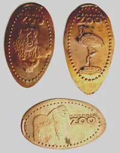MEMPHIS ZOO Pressed Penny Lot ~ Tennessee - Picture 1 of 1