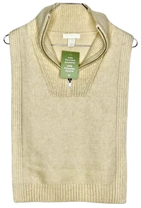 Nuevo H&M DICKEY CAQUI TALLA ÚNICA CUELLO CREMALLERA ACANALADO IMITACIÓN CUELLO ALTO NUEVO CON ETIQUETAS PRIORIDAD - Imagen 1 de 7