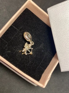 Authentic Limited Edition Pandora 791251 Cupid Solid Gold Heart Rare New Pendant - Imagen 1 de 10
