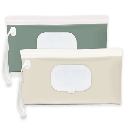 Диспенсер детских салфеток, портативный держатель детских салфеток для улицы, многоразовый детский - Изображение 1 из 4